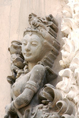 Fototapeta premium Thai style molding art