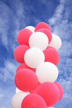 splendid balloons on the sky