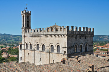 Fototapeta na wymiar Pałac konsul. Gubbio. Umbria.