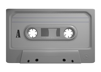 Tape Leer Cassette Freisteller White