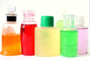 bottles set of herbal