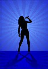 woman singer