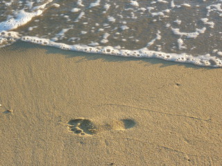 deine spuren im sand...