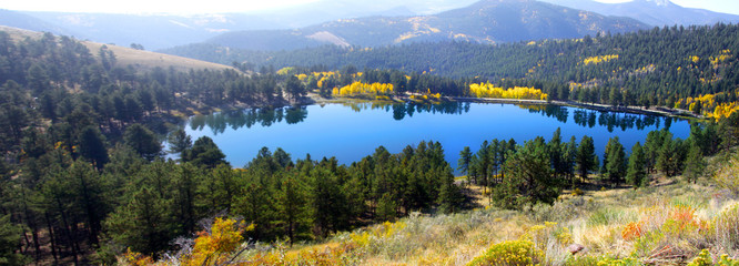 O Haver lake near Poncha springs in Colorado