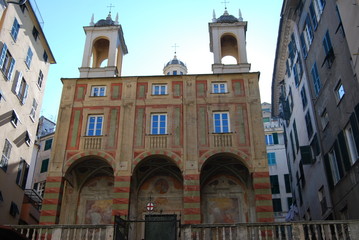 Obraz premium Genova, Piazza Banchi