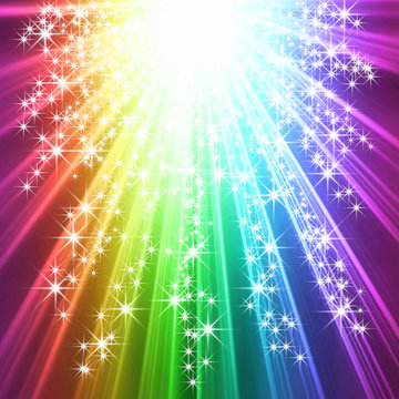 Colorful Star Explosion