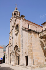 Fototapeta na wymiar St.Mark 's Cathedral - Korèula, Chorwacja