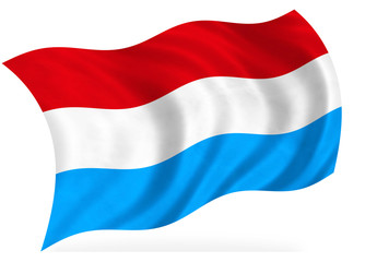 Fototapeta na wymiar Luxemburg flag
