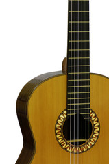Fototapeta na wymiar handicraft classical guitar