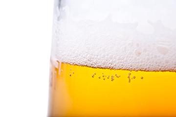 Bier - Makro, viel Platz für Text