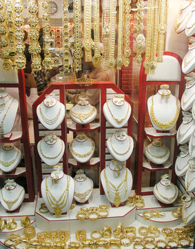 Goldladen auf Arabischem Basar