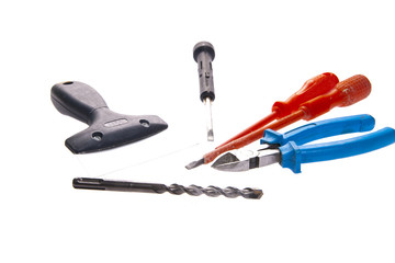 screwdriver, Hammer, combination pliers