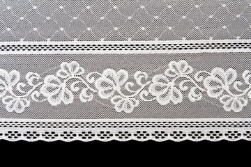 Decorative white lace
