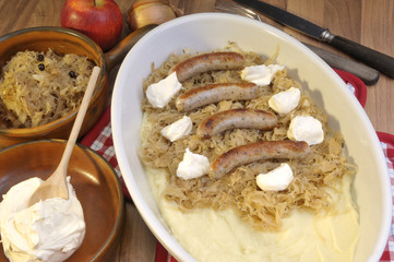 Sauerkrautauflauf zubereiten