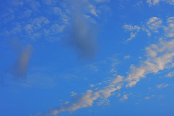 Background of blue sky.