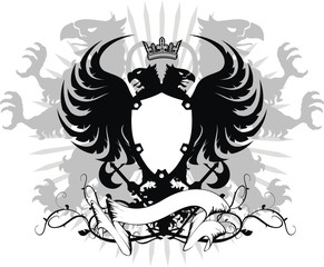 heraldic eagle double head 10