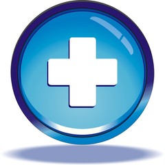 Obraz premium bouton croix