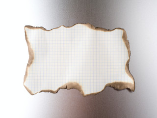 paper from a fire