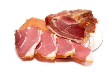 Roher Schweineschinken