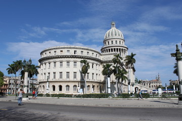 Obraz premium Le Capitole à La Havane, Cuba