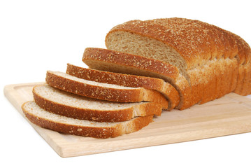 Bread on a cutting board