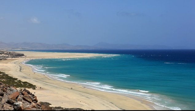 vidéo panoramique sur les plages de sotavento