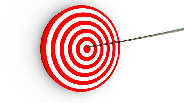 Five Arrows Hit One Target - HD