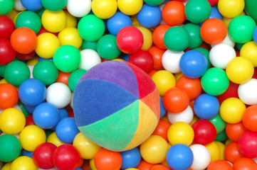 Viele bunte Bälle