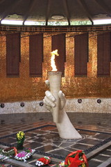 a monument is an eternal fire, city Volgograd, Russia