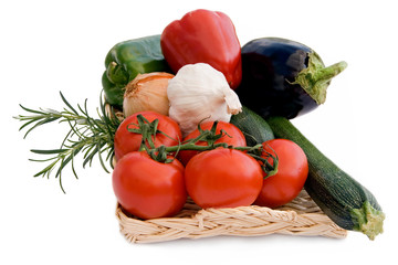 Plateau de légumes méditerranéens