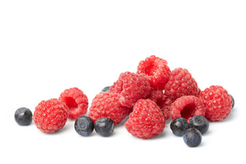 berries on white background