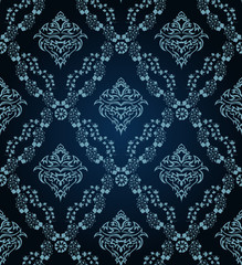 seamless damask pattern