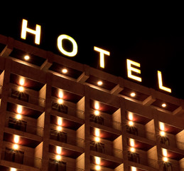 Hotel sign