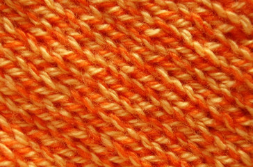 orange knitting