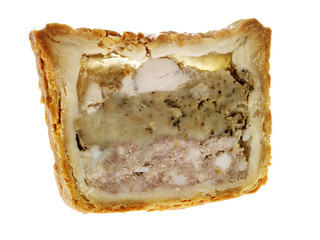 Pork and Chicken Pie with Sage and Onion