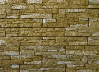 Wall from a stone