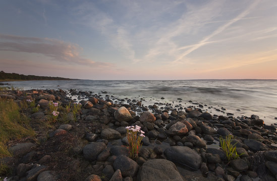 Ocean scene. Southern of Sweden.