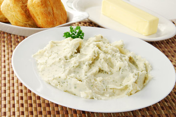 Herbed mashed potatos