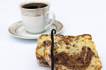 cup of coffee with cake