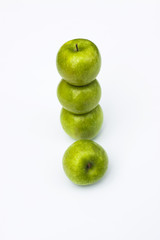 apple isolated in white