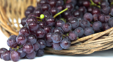 basket full of grapes