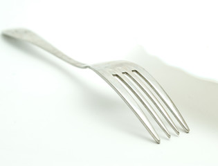 fork isolated on a white background