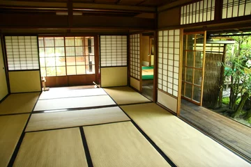 Gordijnen Interieur japonais traditionnel © rudiuk