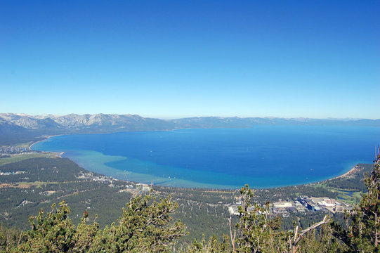 Aerial View Of Lake Tahoe