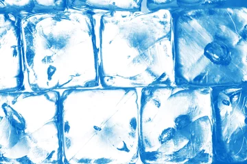 Crédence de cuisine en verre imprimé Dans la glace Mur de glace