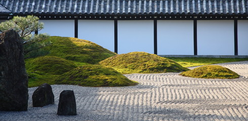 Jardin zen à Nanzen-ji temple (Kyoto, Japan)