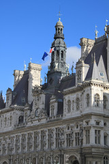Fototapeta na wymiar Hôtel de ville - Paris