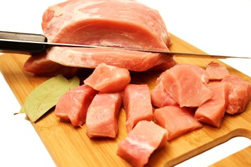 Fleisch zerschneiden