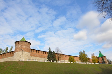 Fototapeta na wymiar Kreml ścianie