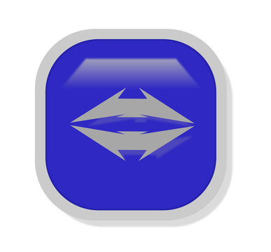 BOUTON BLEU FLECHE